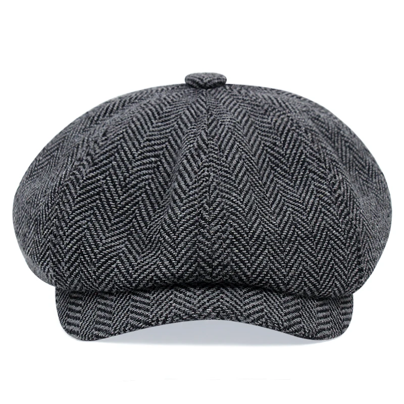 2022 Plaid Beret Classic Retro Hat Newsboy Style Men\'s And Women\'s Hats General Outdoor Transport Hats Men\'s Wholesale