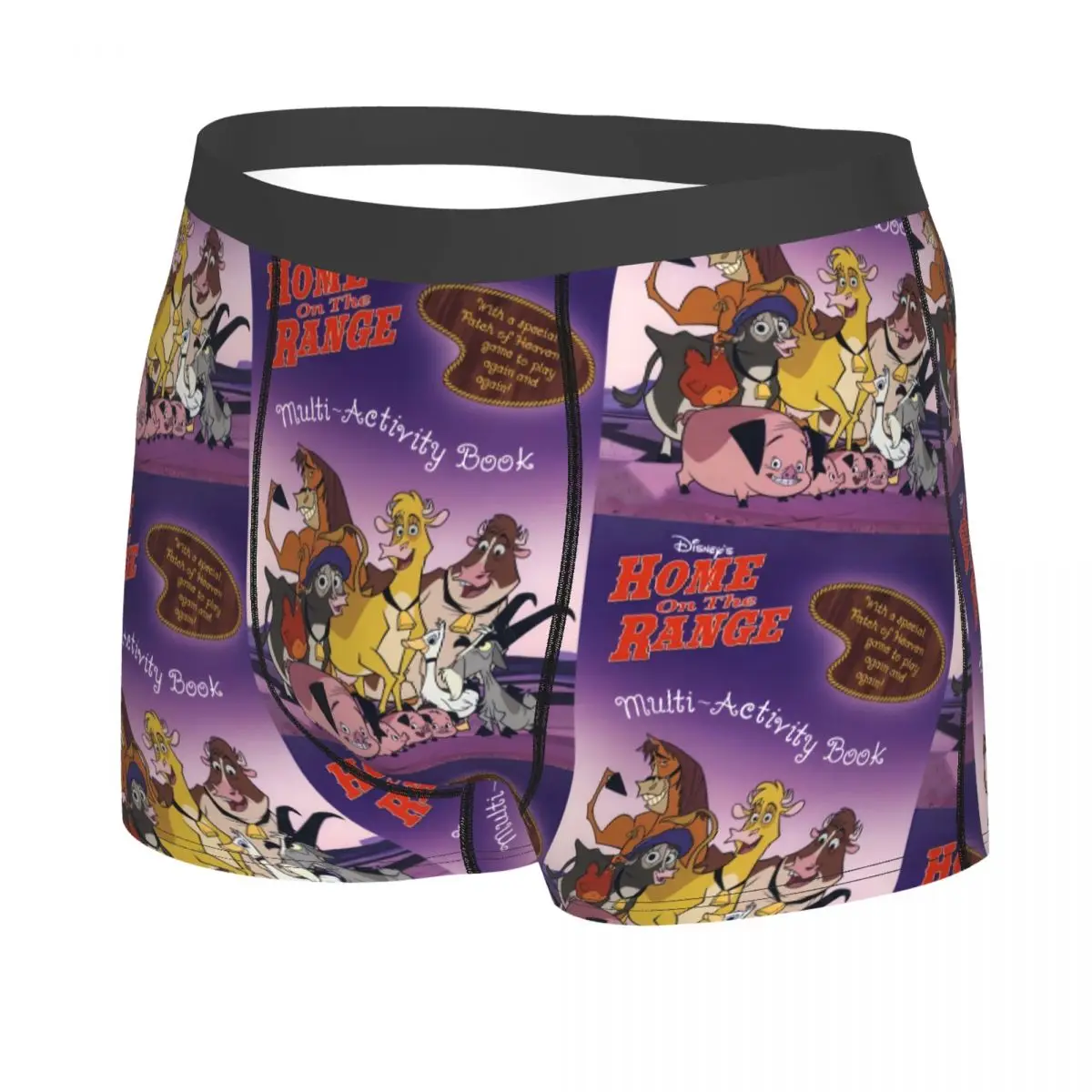 Custom Home On The Range Boxer Dos Desenhos Animados, Shorts Stretch, Moda Masculina, Anime, Disney, Clássico, Cuecas Boxer, Calcinhas, Cuecas