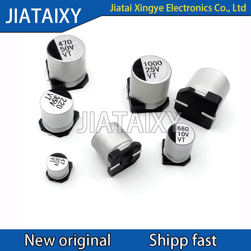 

10Pcs/Lot SMD surface mount electrolytic capacitor 63v100v4.7/10/22/33/47/100/220uf