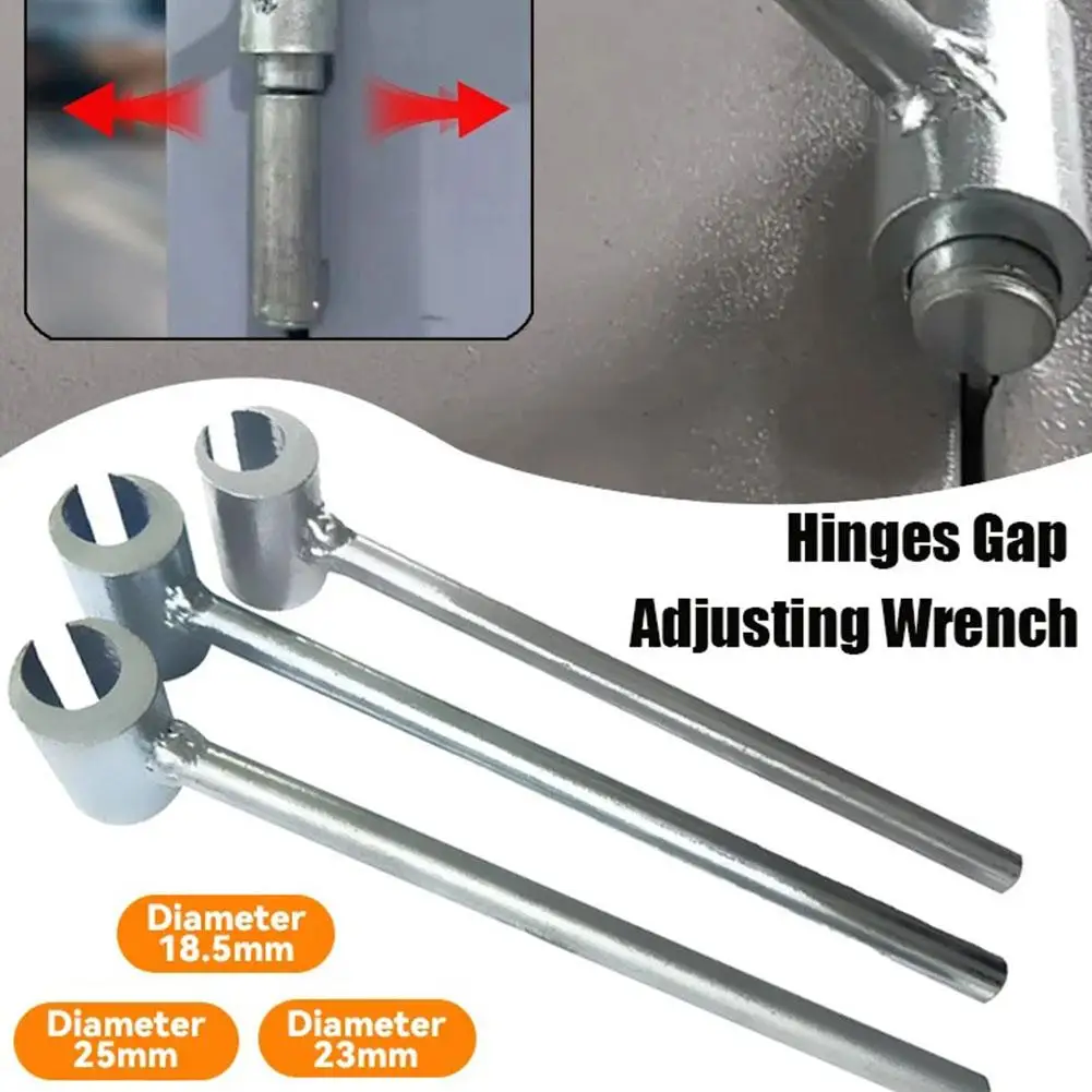 

19/23/25mm Hinges Adjusting Wrench Spanner Key For Round Bolt Hand Tools Adjustable Wrench Door Hinge Repair Spanner A9Q2