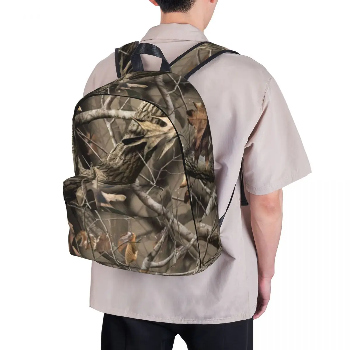 Real Tree Camouflage Backpacks Student Book bag Shoulder Bag Laptop Rucksack Casual Travel Rucksack Children School Bag