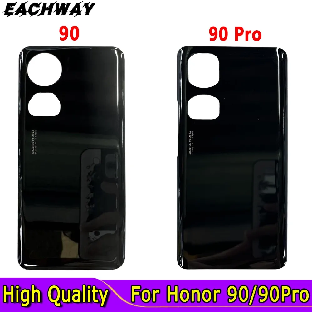 

New Glass For Honor 90 Battery Cover Back Glass Panel Rear Door Housing Case For Honor 90 Pro Back Cover