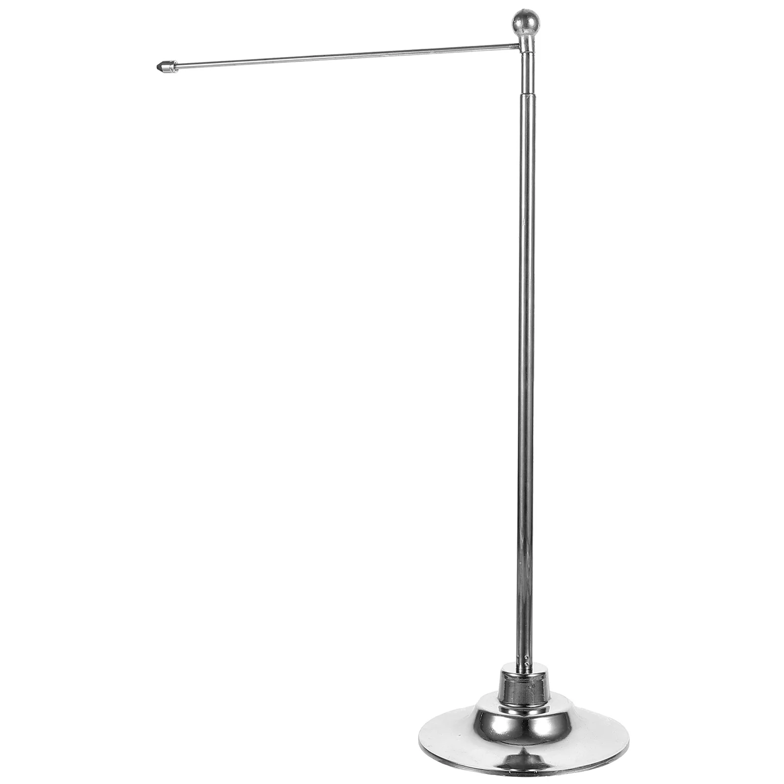 Desktop Flagpole Wear-resistant Base Table Stable Holder Support Stainless Steel Bracket for