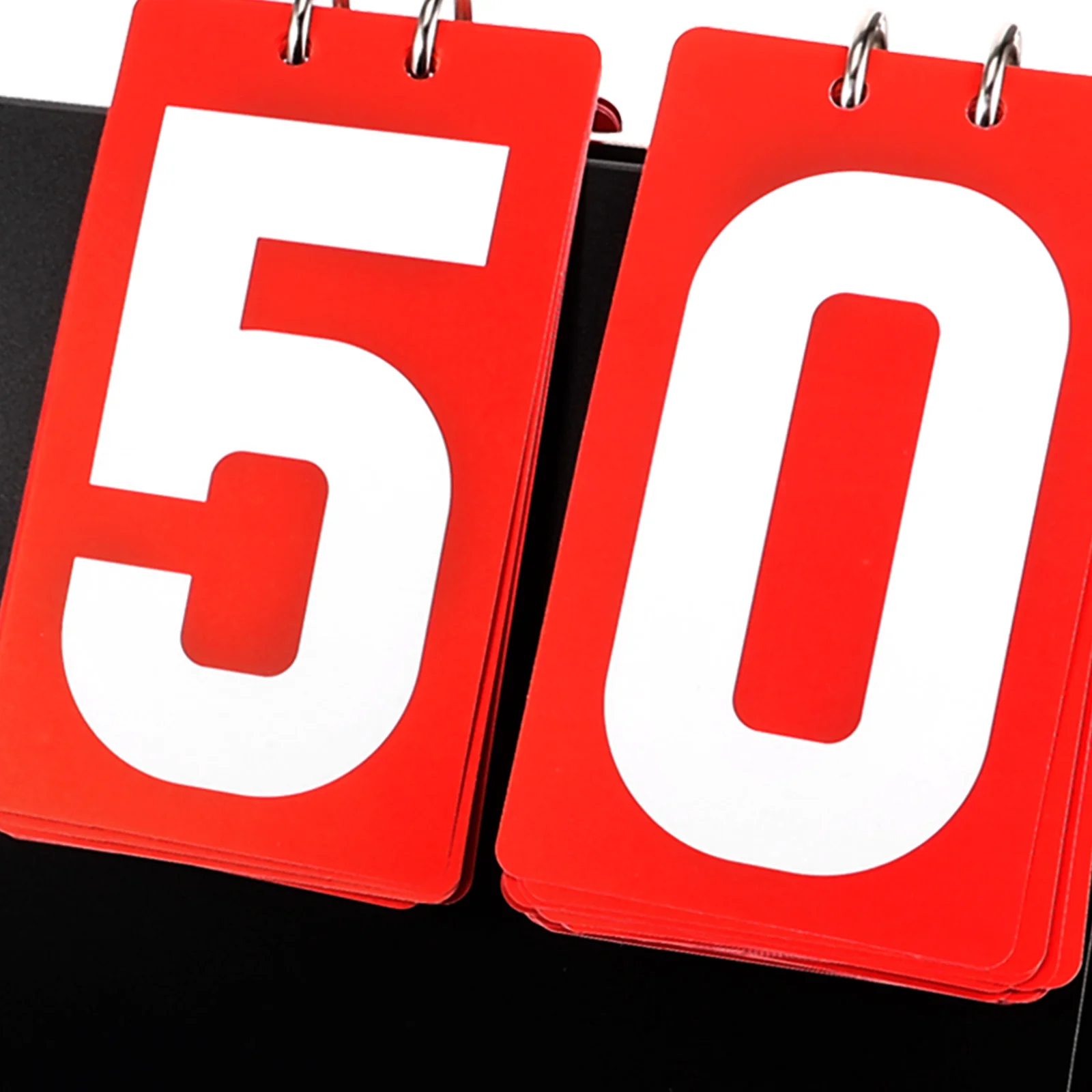 

Durable Flip Scoreboard PVC Professional Basketball Scorekeeper Competition Sports Ball Game Scoring Tool Portable Reusable