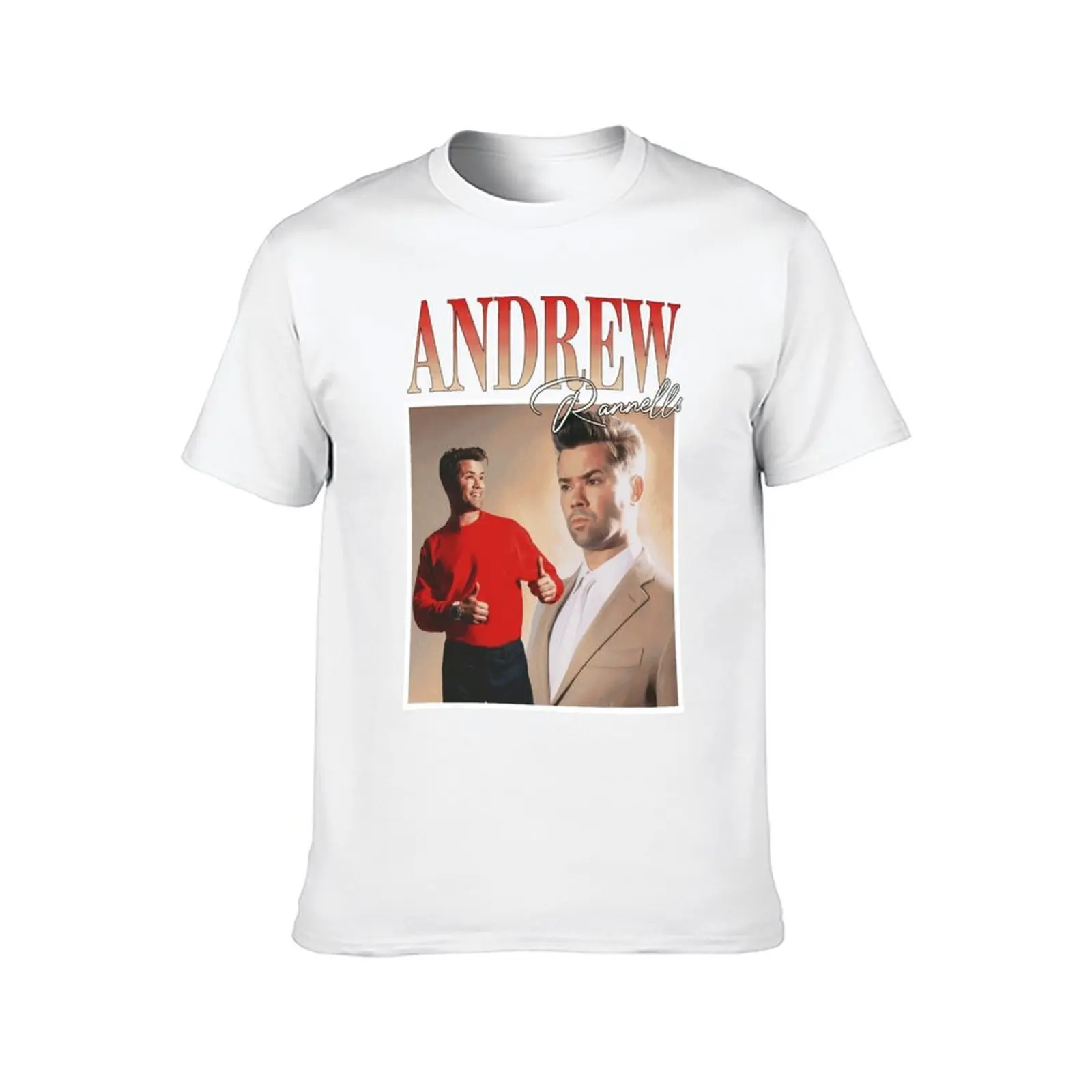 أندرو بانيلس تي شيرت تي شيرت للرجال تي شيرت للرجال حزمة تي شيرت أبيض