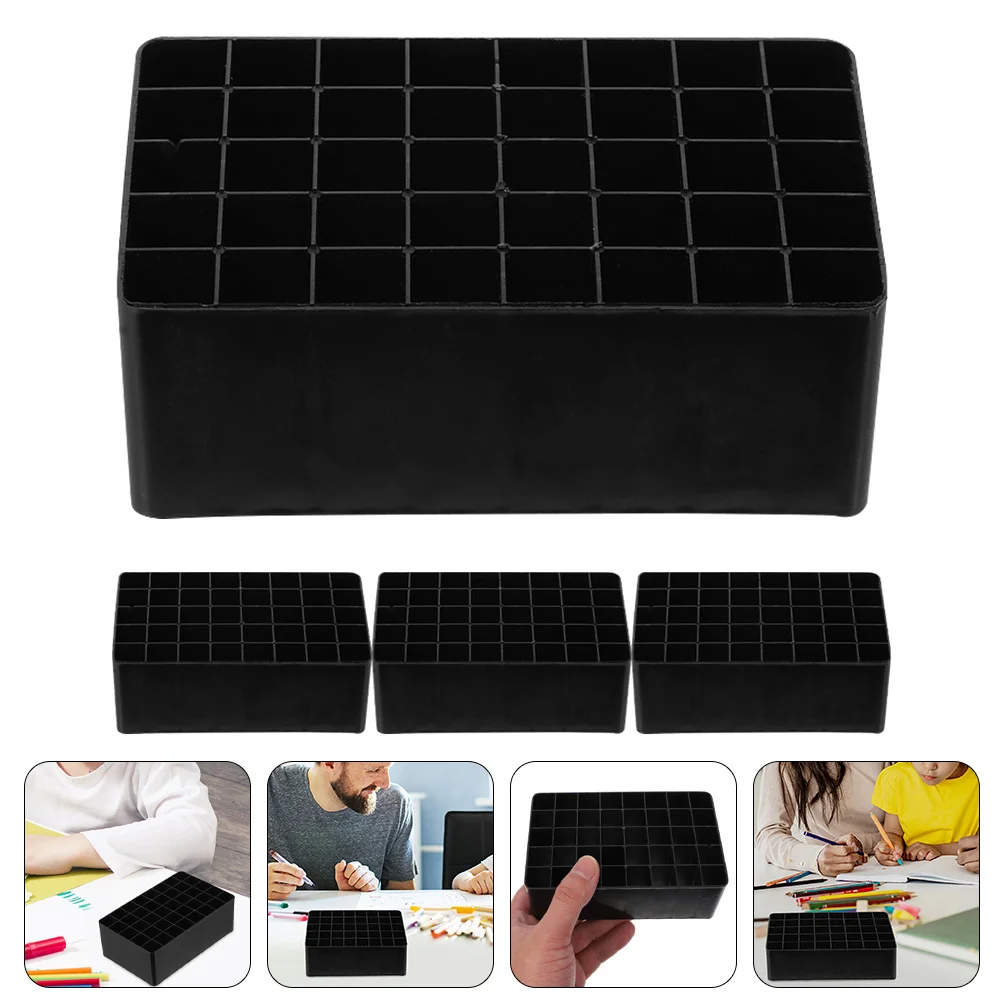 

4 Pcs Marker Base Pen Holder for School Desk Stand Multifunctional Storage Sorting Portable Student Pencil