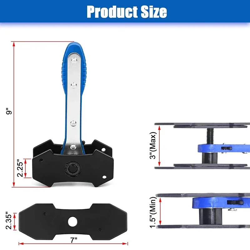 Car Press Single Twin Quad Pistons Install Tool Ratchet Brake Piston Brake Caliper Compression Wrench Caliper Spreader Tool