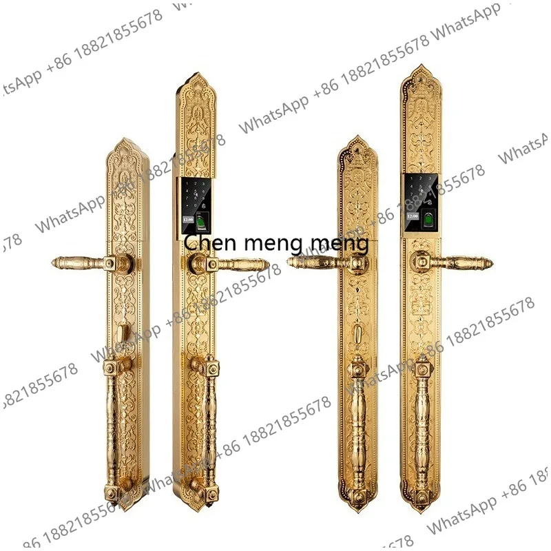 Villa door, fingerprint lock waterproof, waterproof outdoor, villa door fingerprint lock