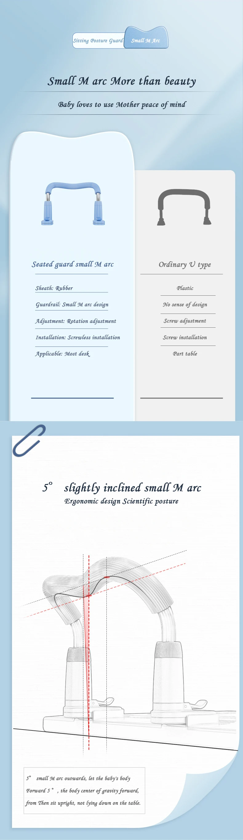 Sitting Posture Corrector for Students Writing Posture Corrector for Children To Prevent Myopia Eyesight Protector