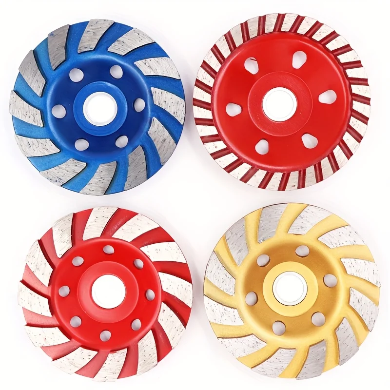 1 قطعة عجلة طحن الماس السميكة لطاحونة الزوايا والخرسانة والأسمنت والرخام والحجر عجلة كأس طحن الأرضية #1
