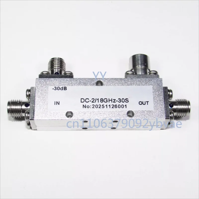 

DC-2/18GHz-30S 2-18GHz 30DB 20W SMA RF Microwave Coaxial Directional Coupler