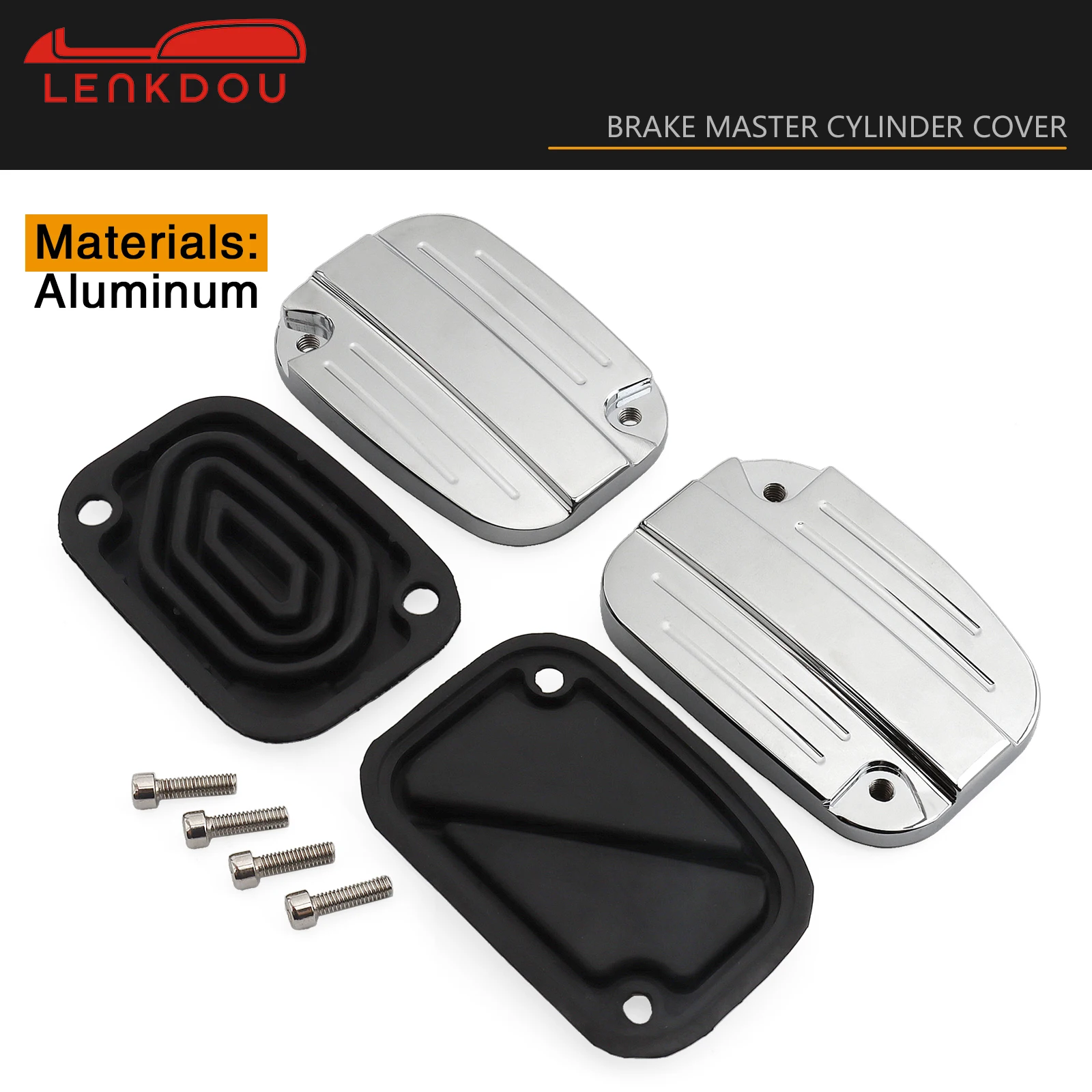 Motorcycle Accessories Master Cylinder Cover For Harley Touring 2008-Later Trike 2009-2013 and 2019-later models