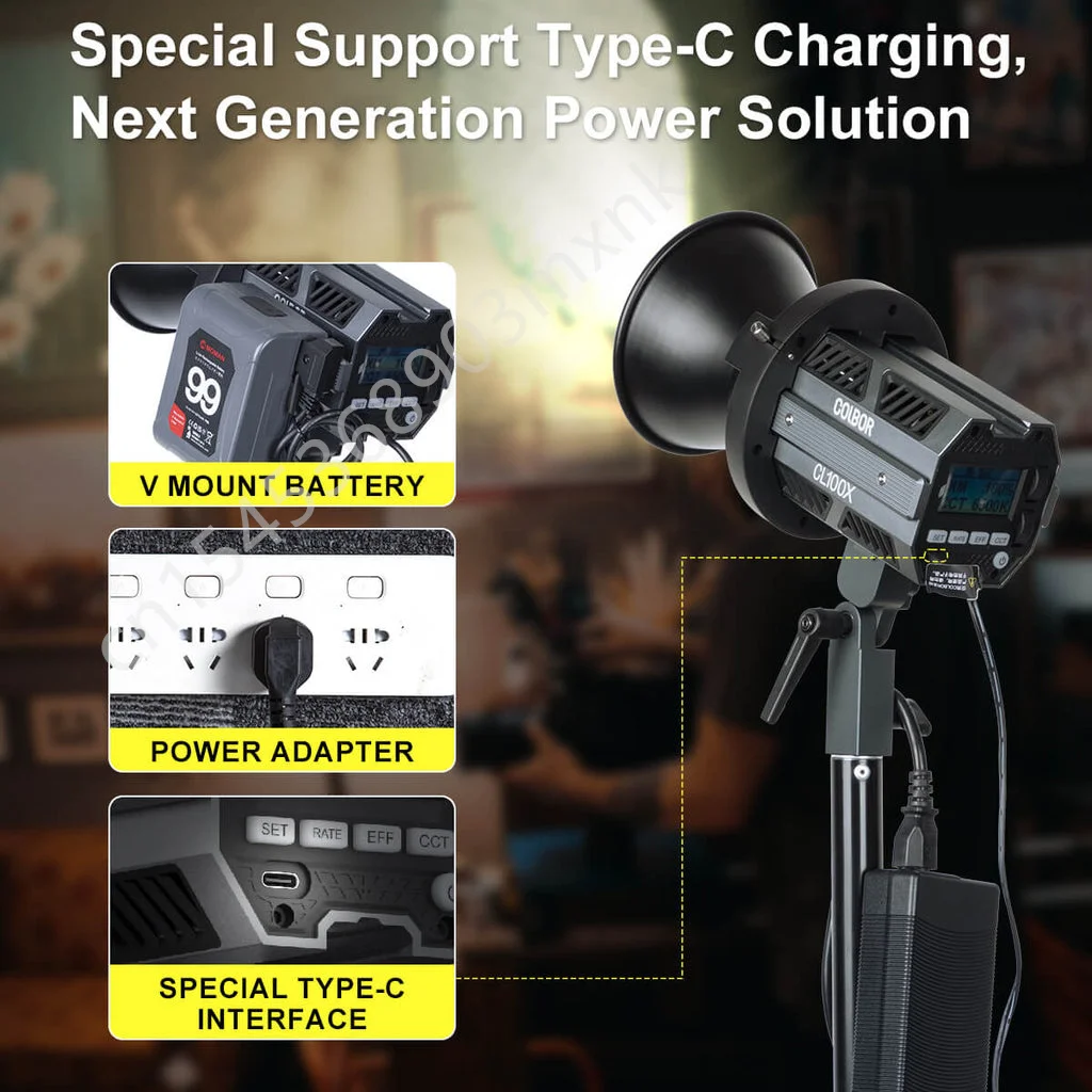 Synco Colbor CL100X المهنية التصوير الإضاءة الخفيفة للفيديو استوديو الصور صور مصباح 100 واط COB مصابيح إضاءة LED