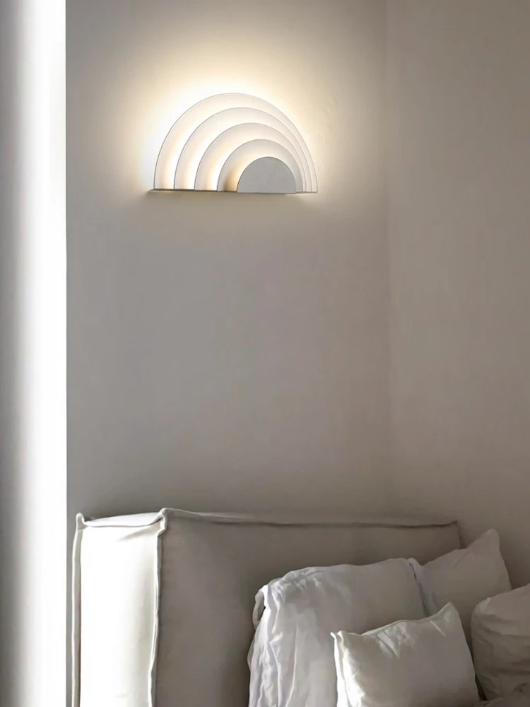 Designer's Creative Level  Wall Lamp Bedroom Bedside Lamp Modern Minimalist Living Room Hallway Staircase High-end Light Luxury