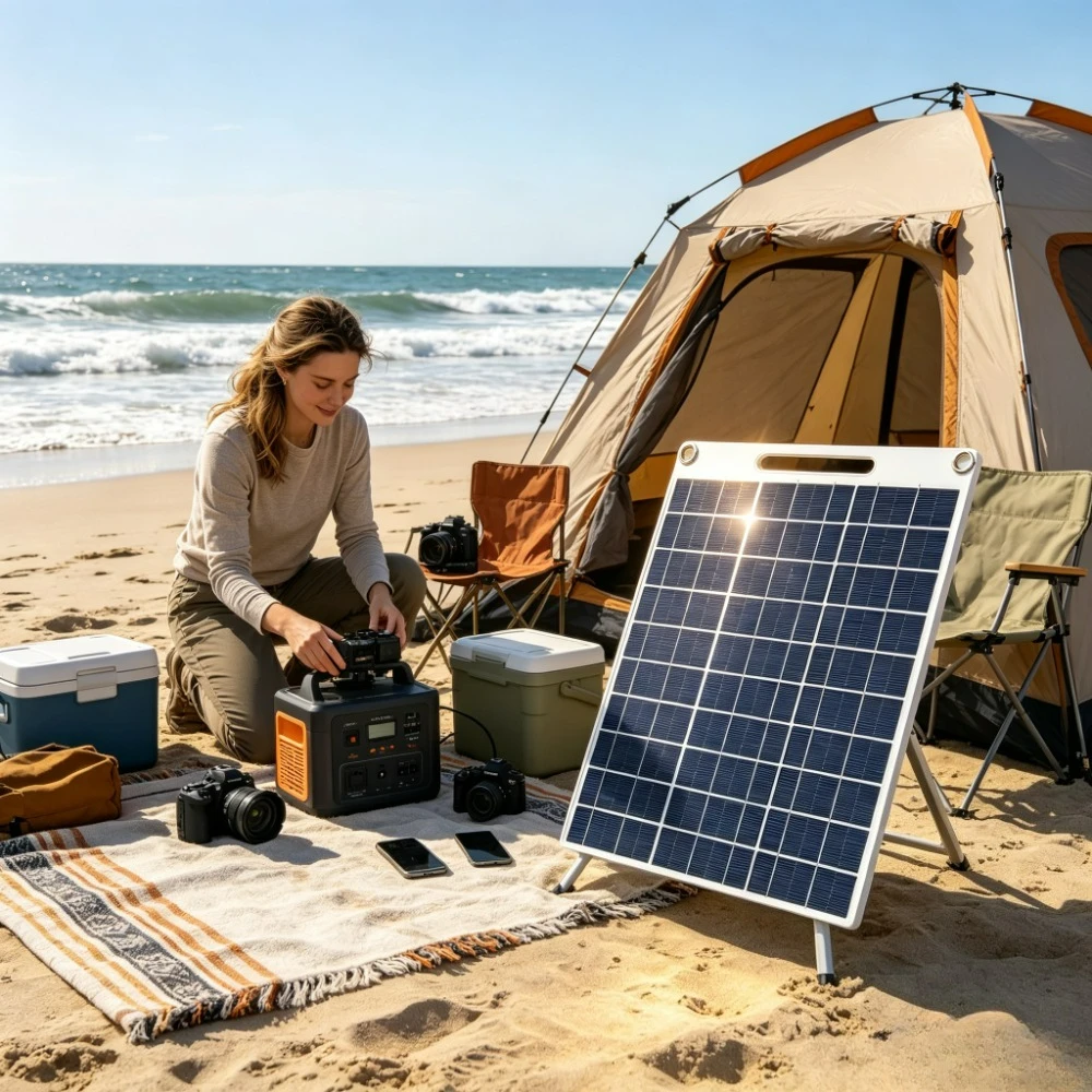 15W 20W Water Resistant Portable Solar Panel 5V Dual USB Fast Charger Outdoor Emergency Power Charger for Camping Hiking RV