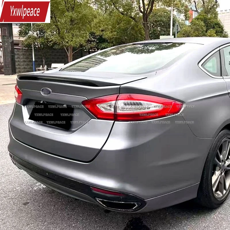 Para Ford Mondeo/Fusion 2013 2014 2015 2016 2017-2020 decoración de coche ABS pintura de plástico Color alerón trasero del maletero