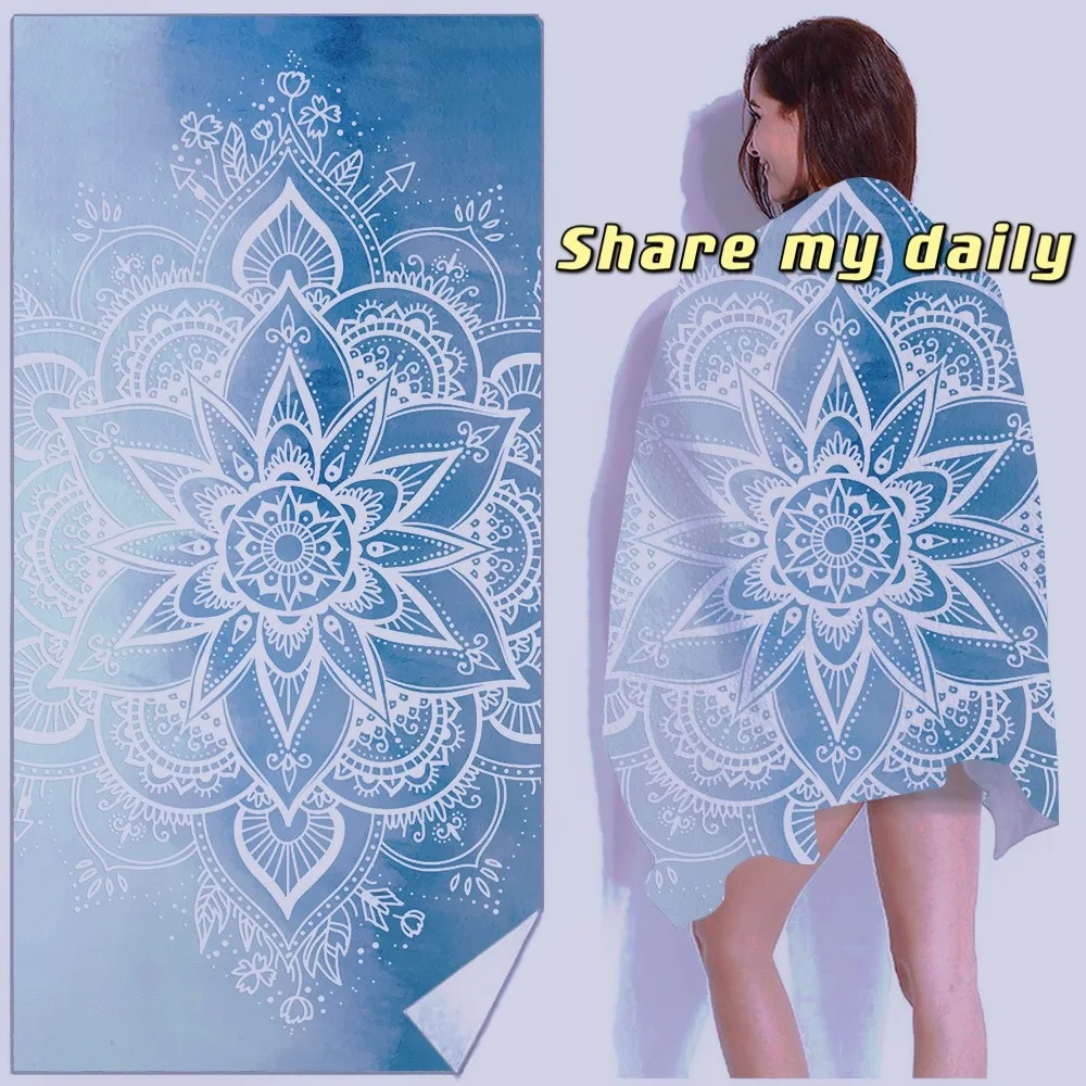 

Boho Style Bath Towel Mandala Beach Towel Towels Bathroom Towel Poncho Adults Swimming Towel Yoga Sports Towl Blanket