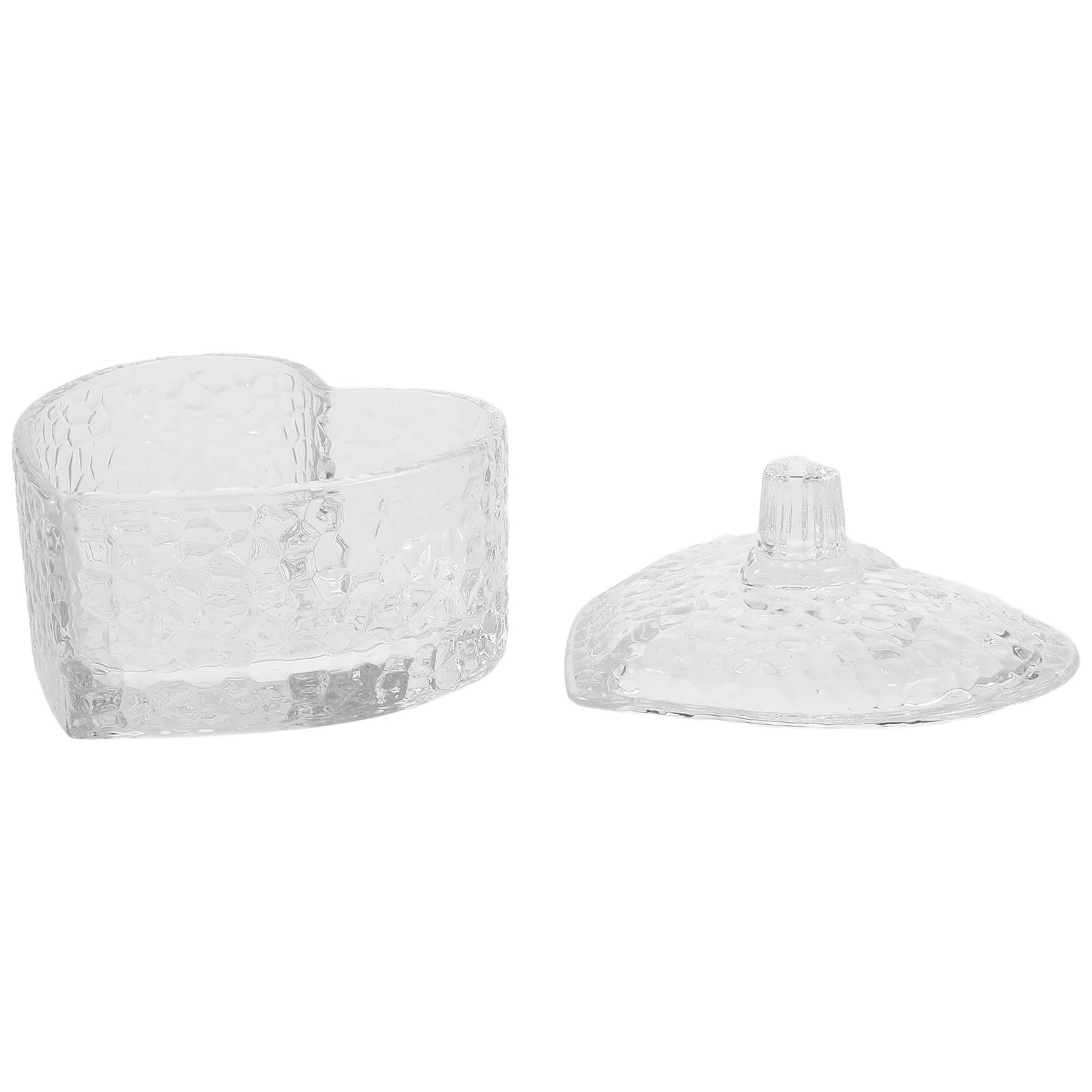

Cookie Jars with Lids Airtight Cute Candy Storage Heart Decor Clear Shaped Containers