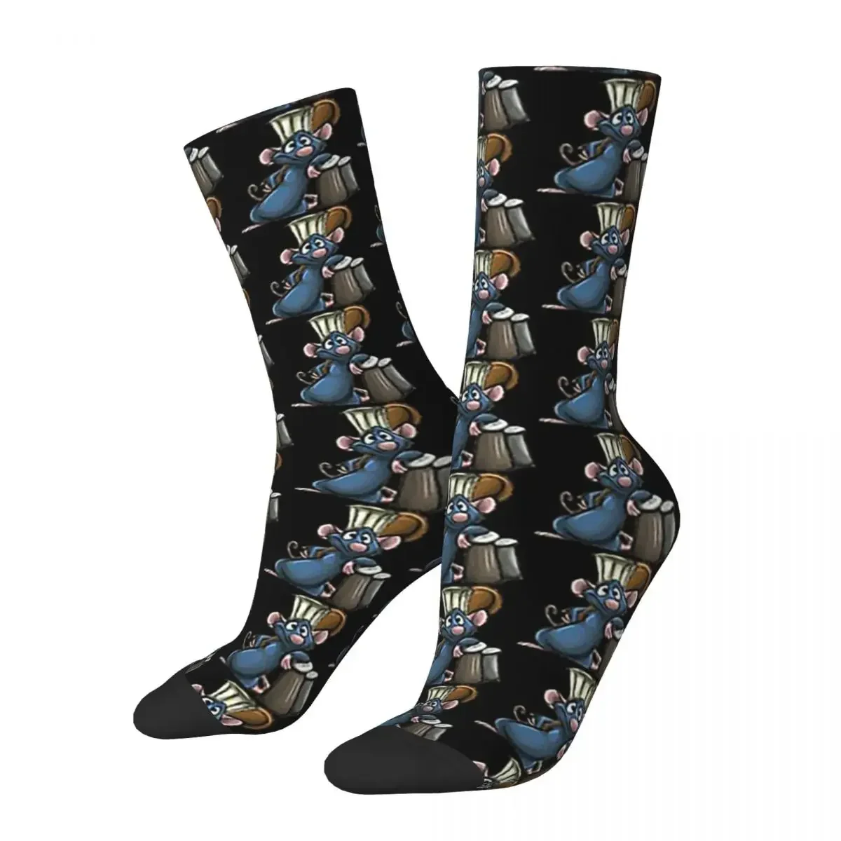 Remy Ratatouille Socks Harajuku High Quality Stockings All Season Long Socks Accessories for Man's Woman's Christmas Gifts