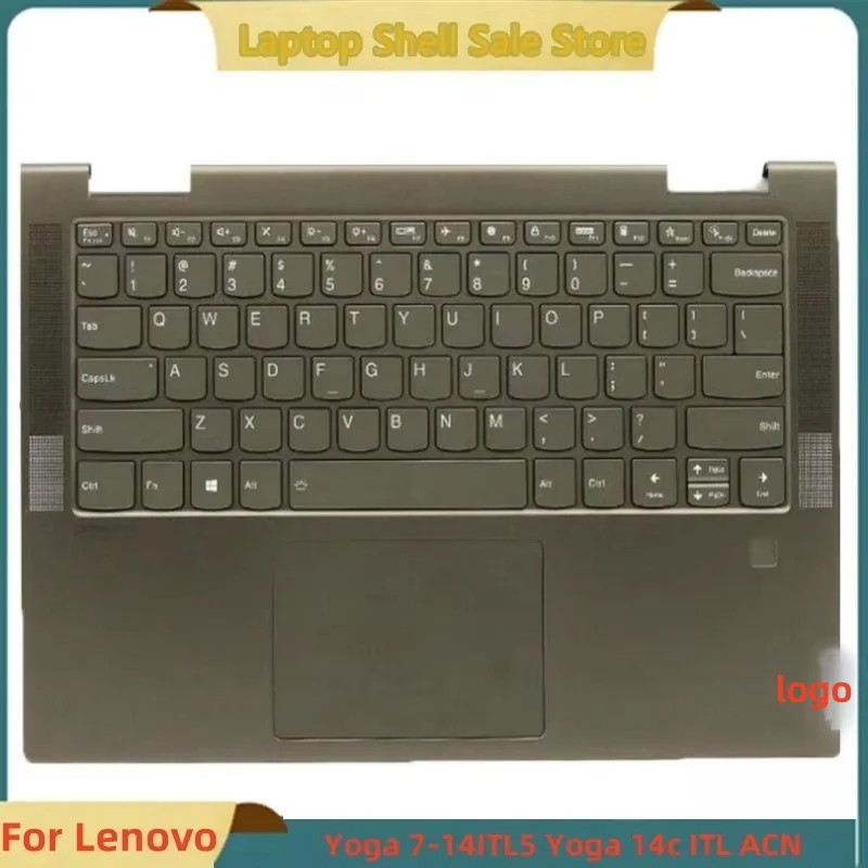 New Original For Lenovo Yoga 7-14ITL5 Yoga 14c ITL ACN Palmrest Cover Upper Case US Keyboard Touchpad 5CB1A08879