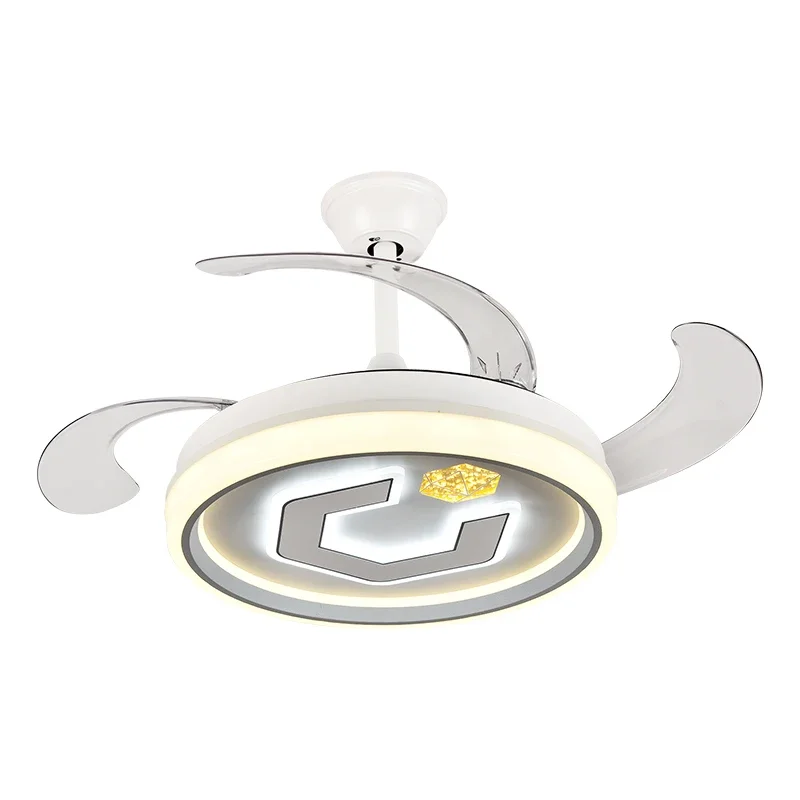 

Dimmable Remote Control Led Ceiling Fan With Lamp Living Room Bedroom Decorative Modern Luxury Ceiling Fans Light