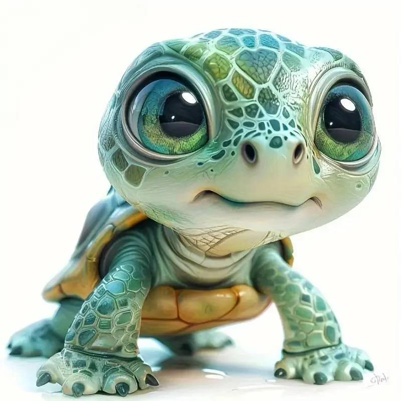 

Cute cartoon green turtle stickers - suitable for cars, motorcycles, laptops, windshields, walls, durable and waterproof