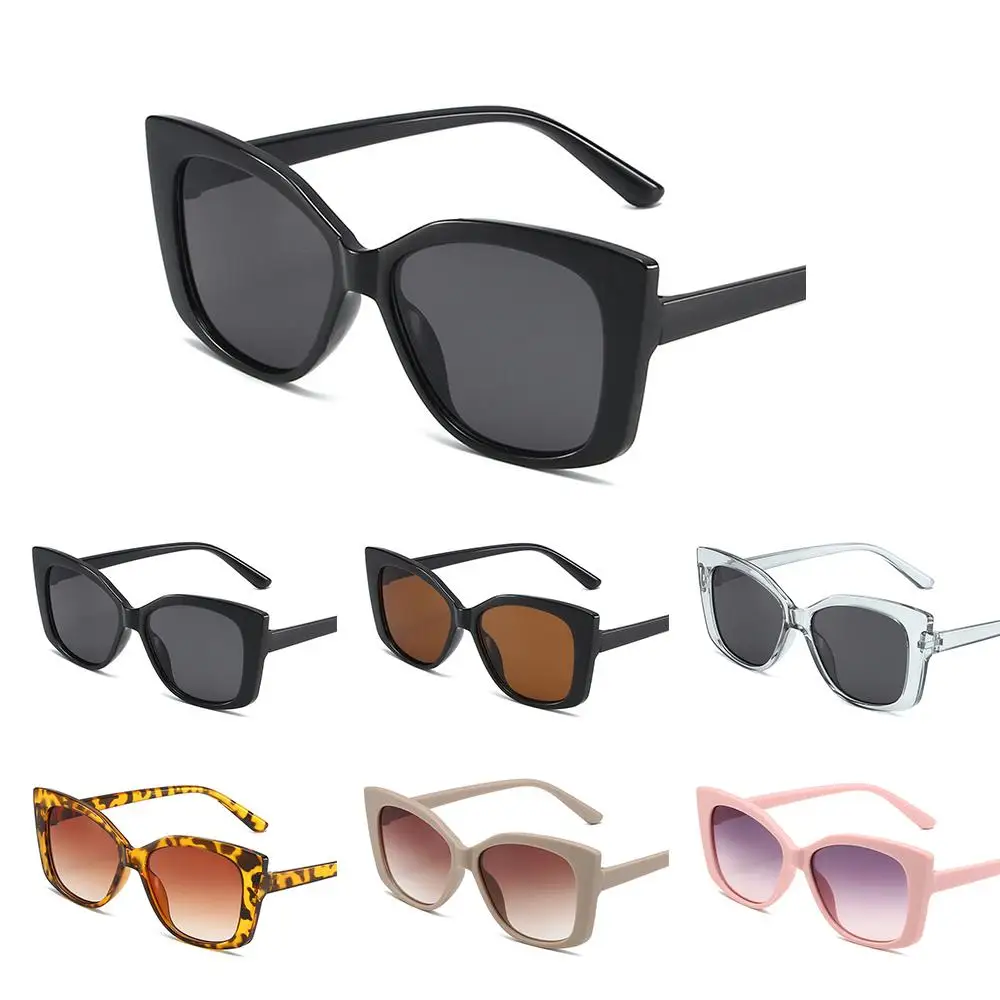 Large Frame Butterfly Shape Sunglasses for Women Pink Shades Summer Outdoor UV Protection Eyewear Street Shooting Sun Glasses