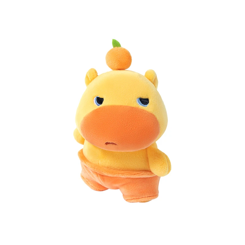 

Hot Sale Orange Capybara LuLu Plush Toys 10cm Mini Cute Cartoon Movie Capybala Pendants Funny Keychain Bags Decor Kids Gift