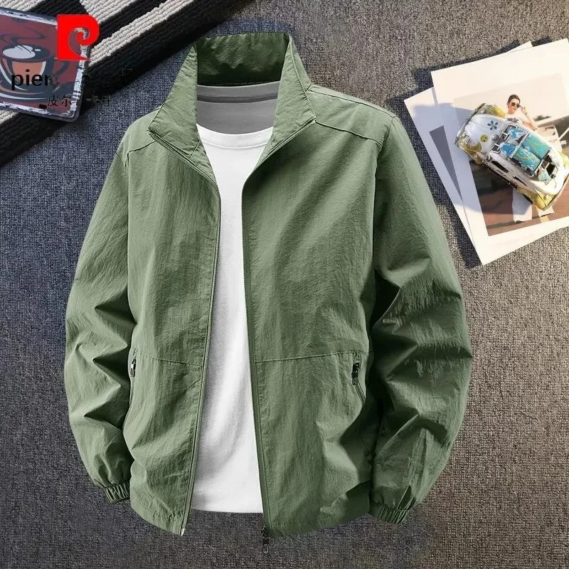 

Мужская ветрозащитная куртка Pierre Cardin для активного отдыха и работы, осенняя модная дышащая удобная универсальная верхняя одежда