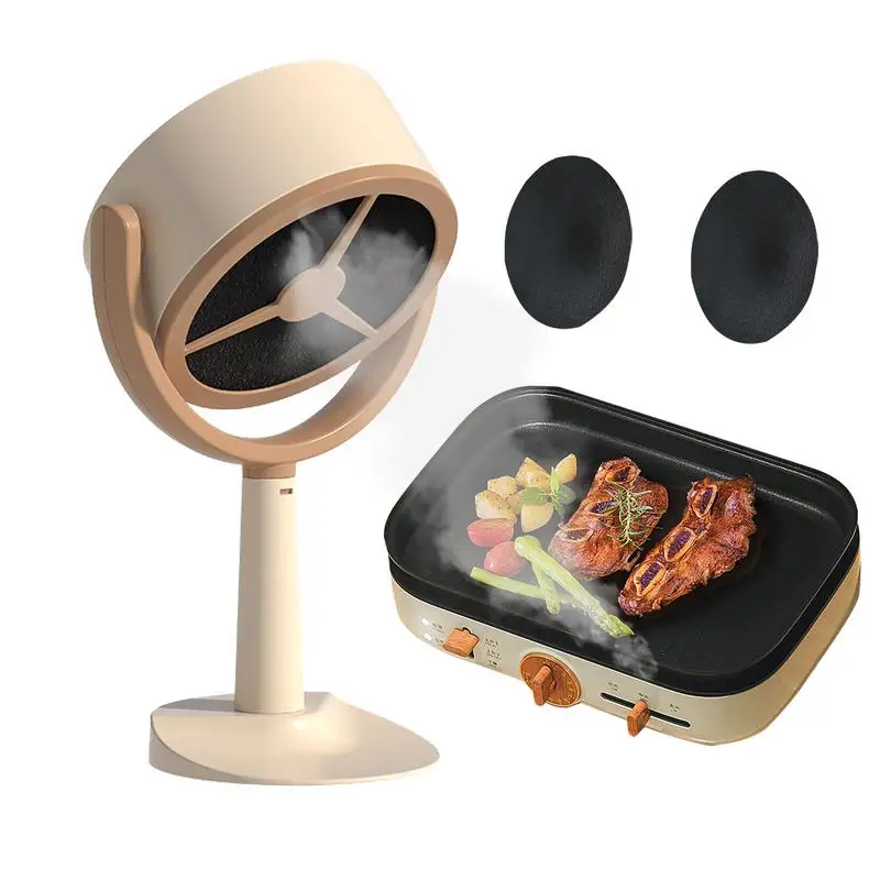 

Desktop Range Hood Household Mini Compact Low Noise Portable Hot Pot Barbecue Companion 8W