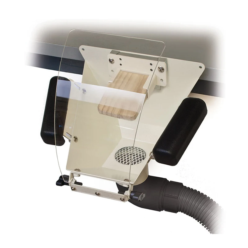Colector de Polvo Original Foredom Fishmouth con Reposabrazos y Soporte GRS para Banco de Trabajo, Herramienta de Grabado para Joyería