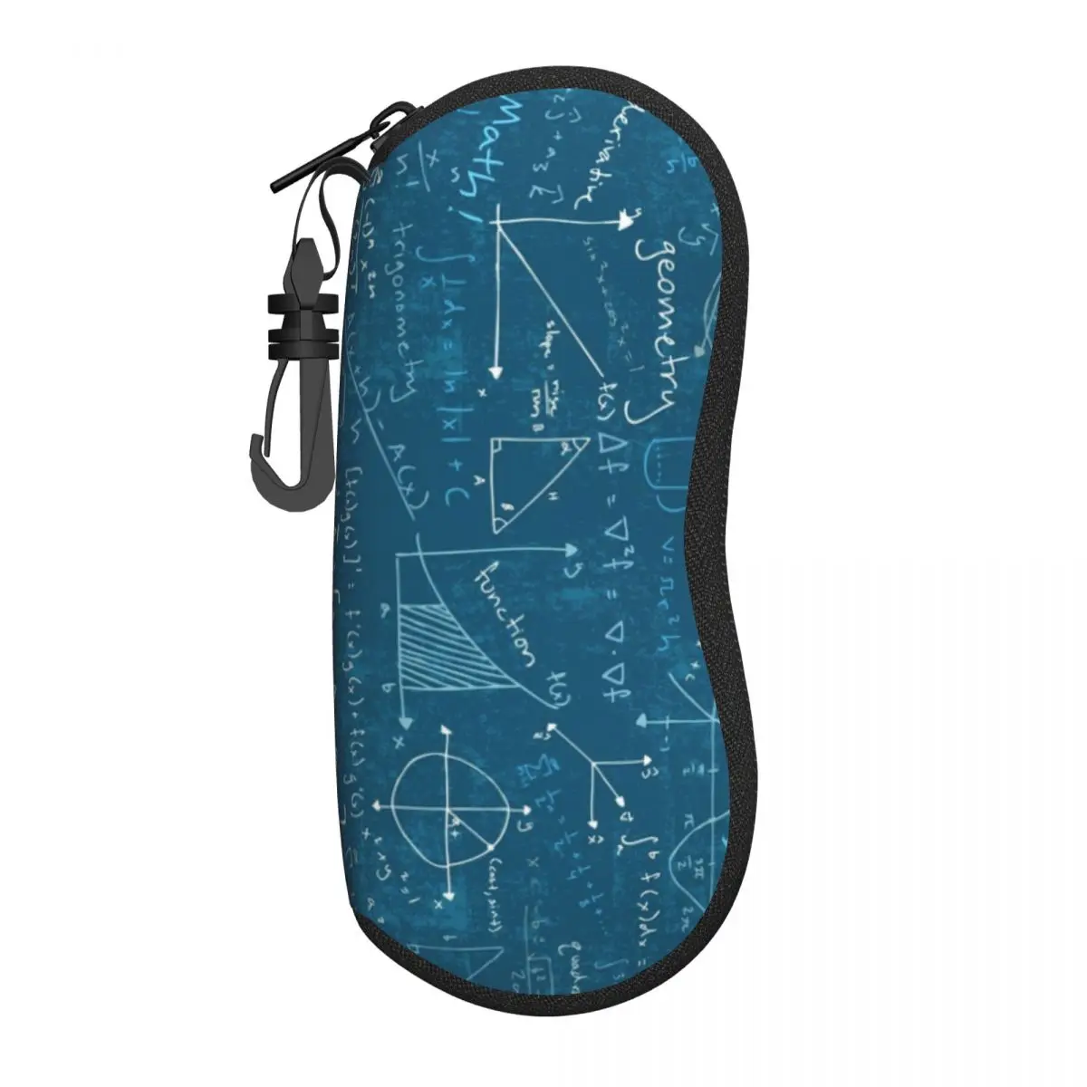 Custom Mathematics Formulas Math Shell Glasses Case Unisex Science Geek Teacher Gift Eyeglasses Case Sunglasses Protector Box