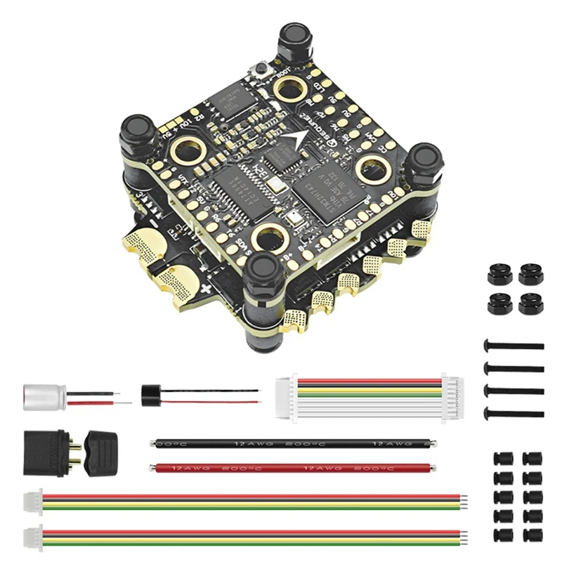 H743 And E70 G2 Blheli 32 Stack 4-8S MPU6000 Flight Controller 70A 128K 4 In 1 ESC-Retail