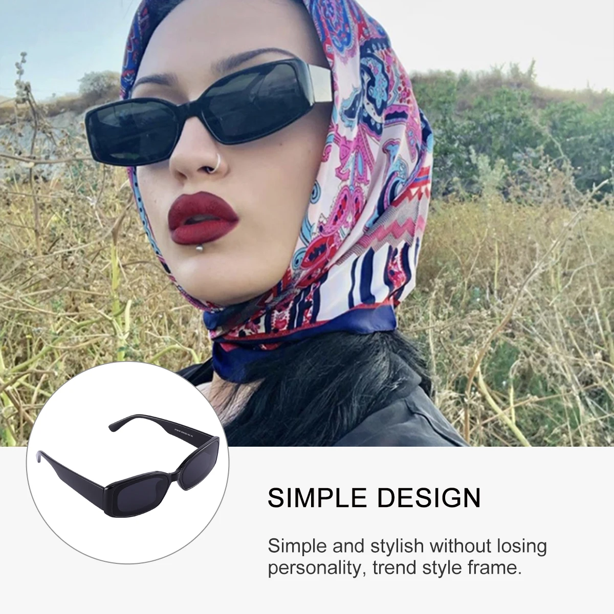 

Stylish Sunglasses Durable Beach Eyewear Creative Eyeglasses Decorative Party Glasses Fashion Design Lightweight Outdoor
