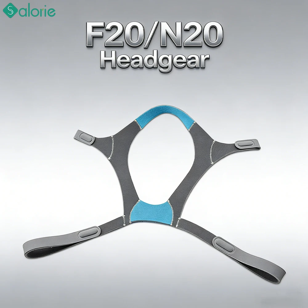 Soft Replacement Headgear for AirFit F20 & AirTouch N20 Masks - Comfortable Headband Strap for CPAP Therapy (Mask Not Included)