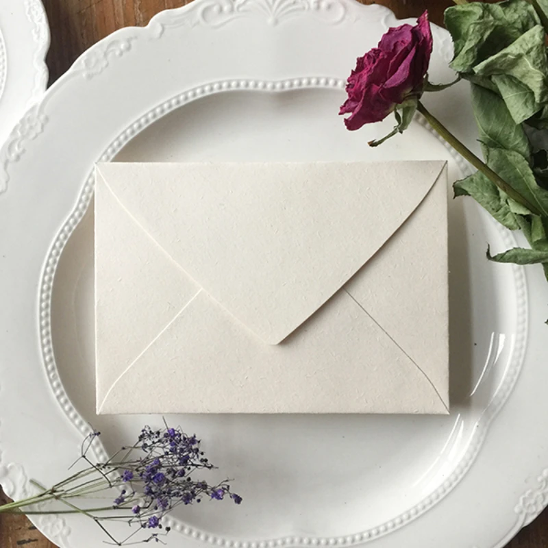 Sobre de papel blanco, sobre de invitación de boda, sobre postal de regalo, acepta negocios, 10 unidades por lote