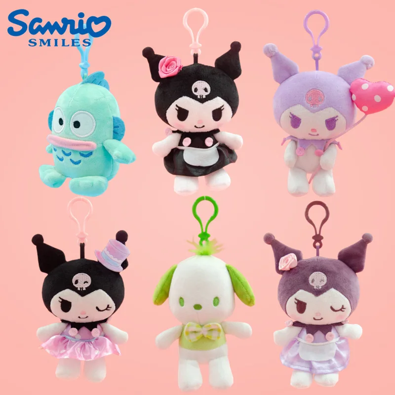 

Sanrio милые короткие плюшевые кулоны аниме периферийная игрушка кулон Pacha собака кавайная Персонализированная модная Плюшевая Кукла сумка украшения кукла