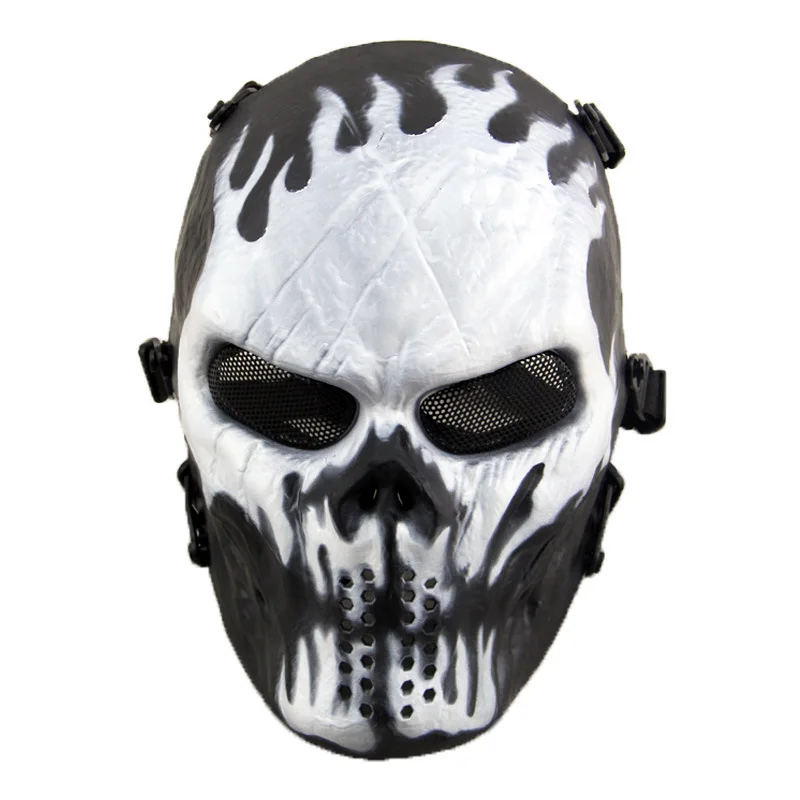 Ghost Fire Airsoft Paintball Skull Full Face Protection Mask untuk Outdoor Wargame Tactical Gear CS War