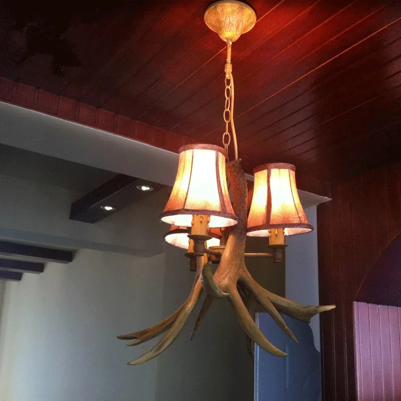 

Contemporary Chandelier Pendant Light LED Antler Creative Hanging Ceiling Lamp for Home Dining Room Decor Fixtures