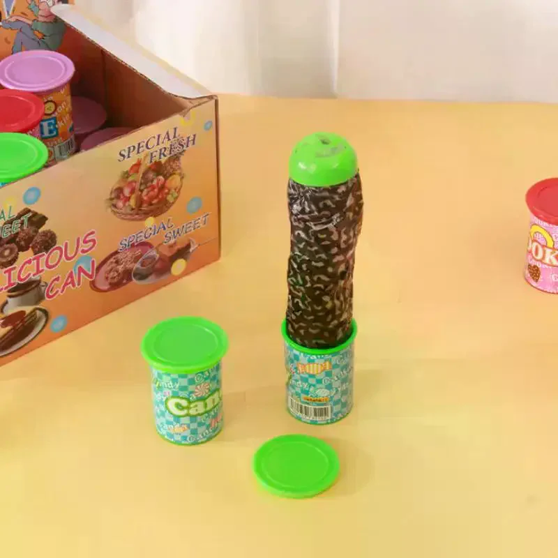 Prank Magic Can Toy Jump Spring Trick Can Funny Joke Toy Surprise Trick Can For Halloween April Fools Day Party Gift