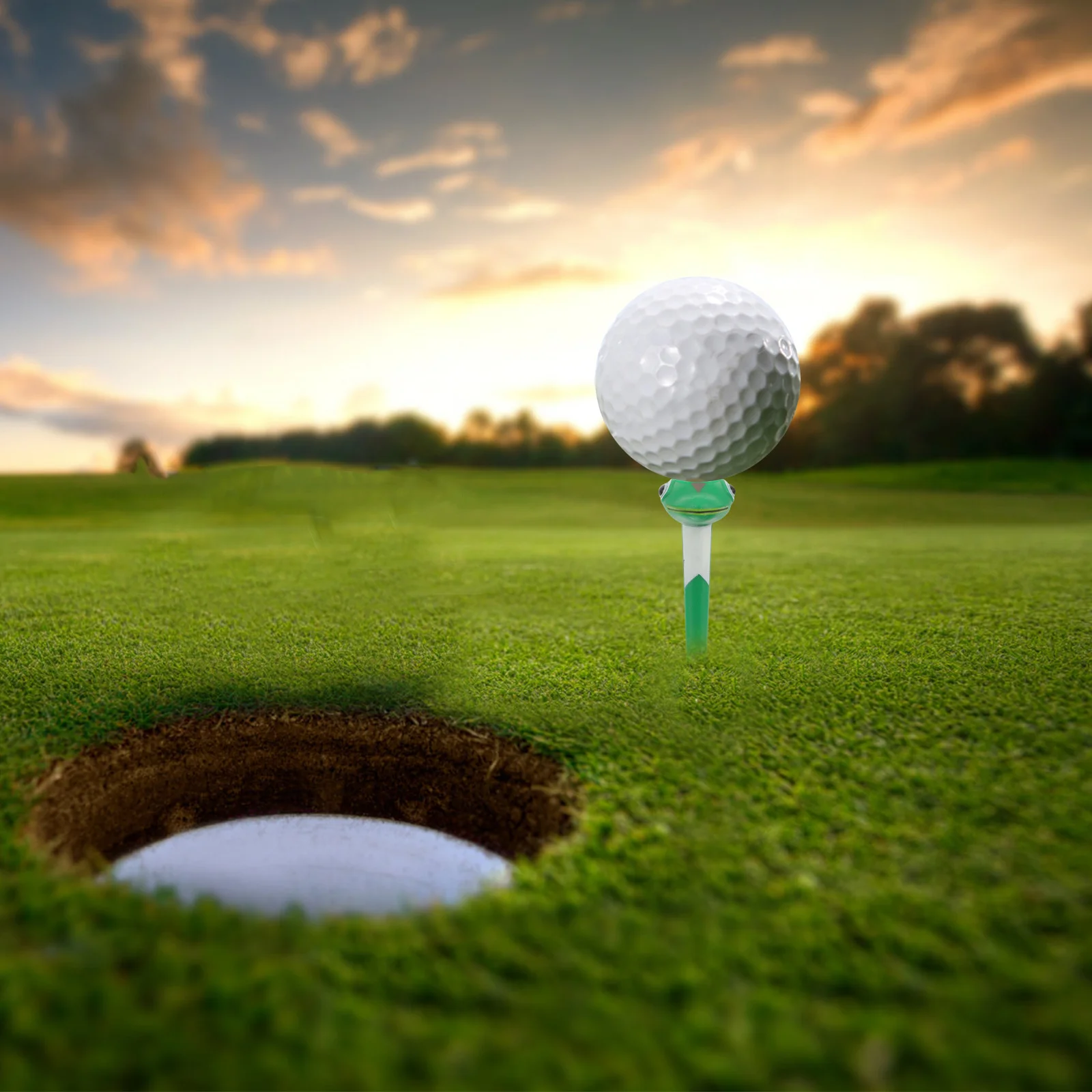 

6Pcs Professional Golf Tees High-Durability Plastic Holders Ideal for Driving Range and Indoor Golf Training Golfs Tees