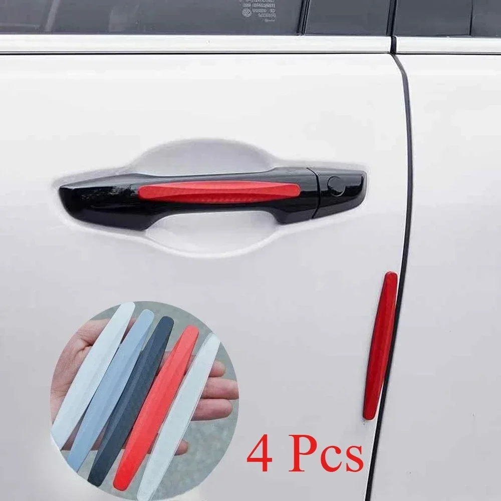 Tira protectora de parachoques de coche, 4 Uds., tiras de protección de esquina, Protector de arañazos, accesorios anticolisión para automóviles