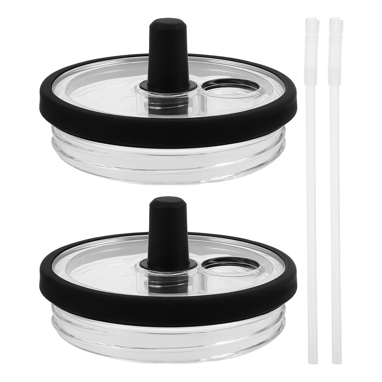 

2 шт., прозрачная крышка стакана, сменная герметичная, брызгозащищенная, водонепроницаемая крышка для чашки, многоразовые аксессуары для дорожных чашек