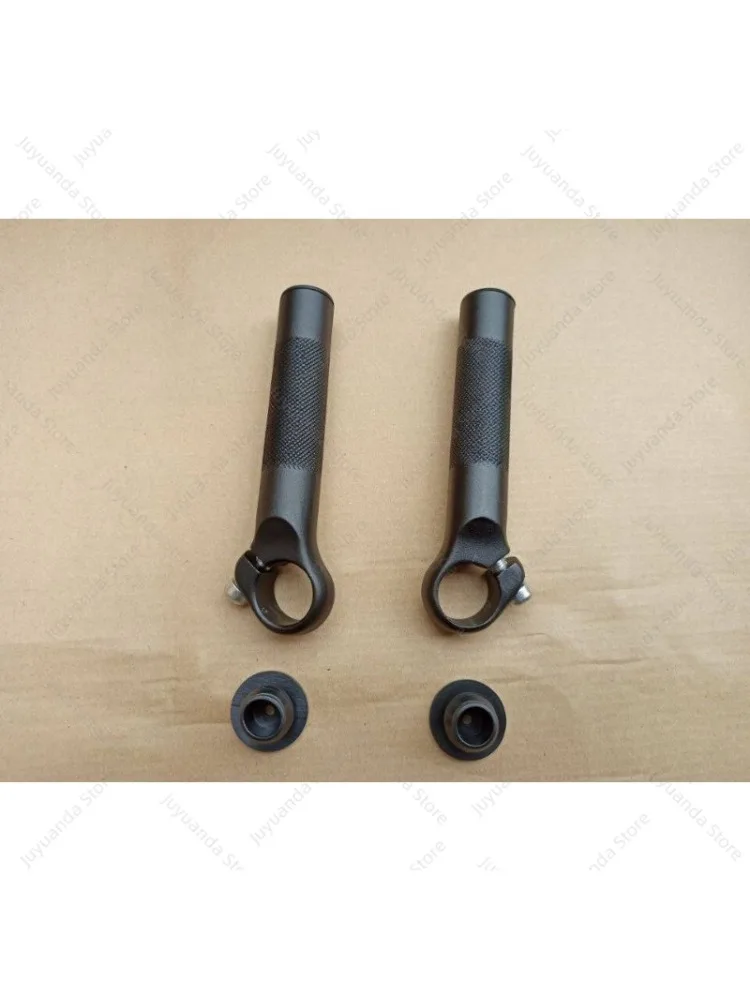 1 Pair of Original Retro Bicycle Handle Head Aluminum Extension Rod H1043C/D Mountain Bike Road Bike with Plug