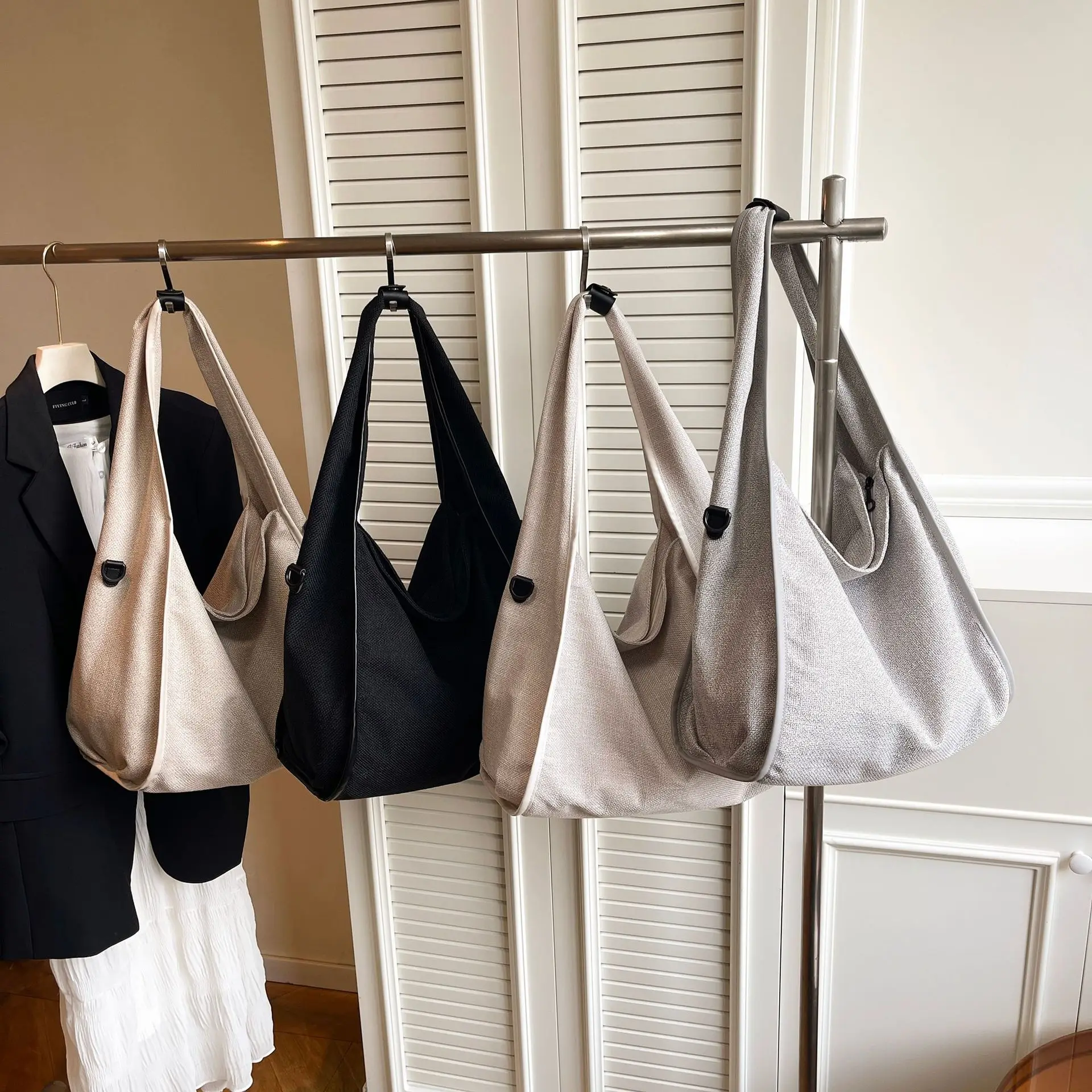 

2025 New Large Capacity Tote Bag for Women Genuine Leather Multi-way Shoulder Crossbody Purse, Vintage Chic Work Bag for Office