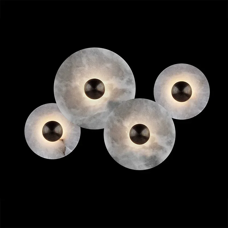 Nordic Modern Marble Wall Lamp Bedroom Bedside Living Room Dining Hall Corridor Restaurant Led Sconce Indoor Lighting Home Light