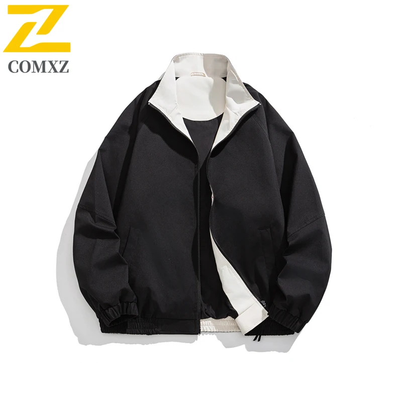 2025 Spring and Autumn Jacket Men's Women's Fashion Brand Loose Lapel Windbreaker Jackets Street Clothing Casual Oversized Coat