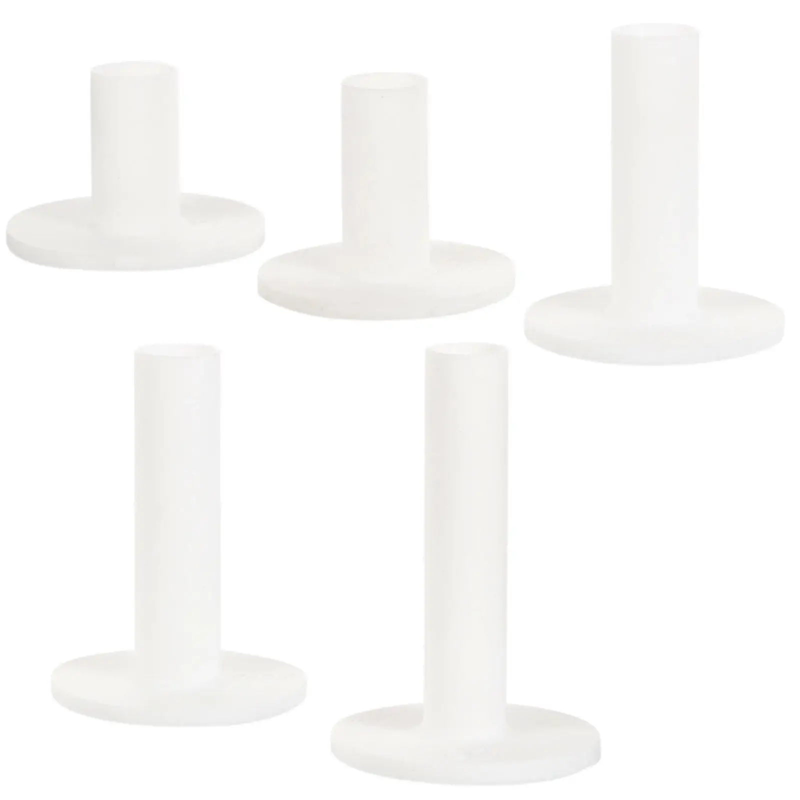 5Pcs Golf Ball Tee Holder Silicone Professional Flexible Driving Range Practice Tees Low Impact Resistance Long Roll Golf