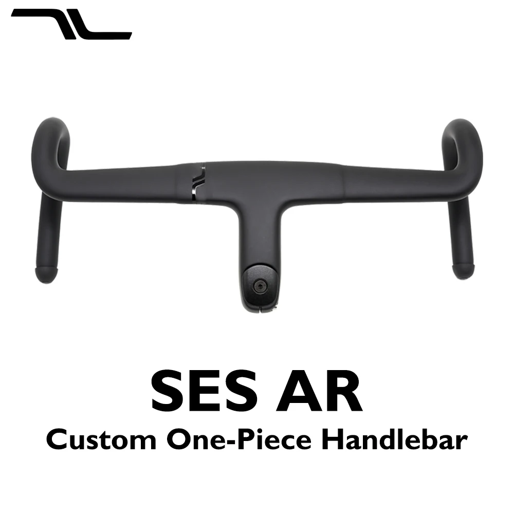 

SES AR IN-ROUTE SYSTEM Carbon Ultralight Layup Handlebar Internal Stem 80-130mm 380-440mm 129mm Drop 76mm Reach For Road Bike