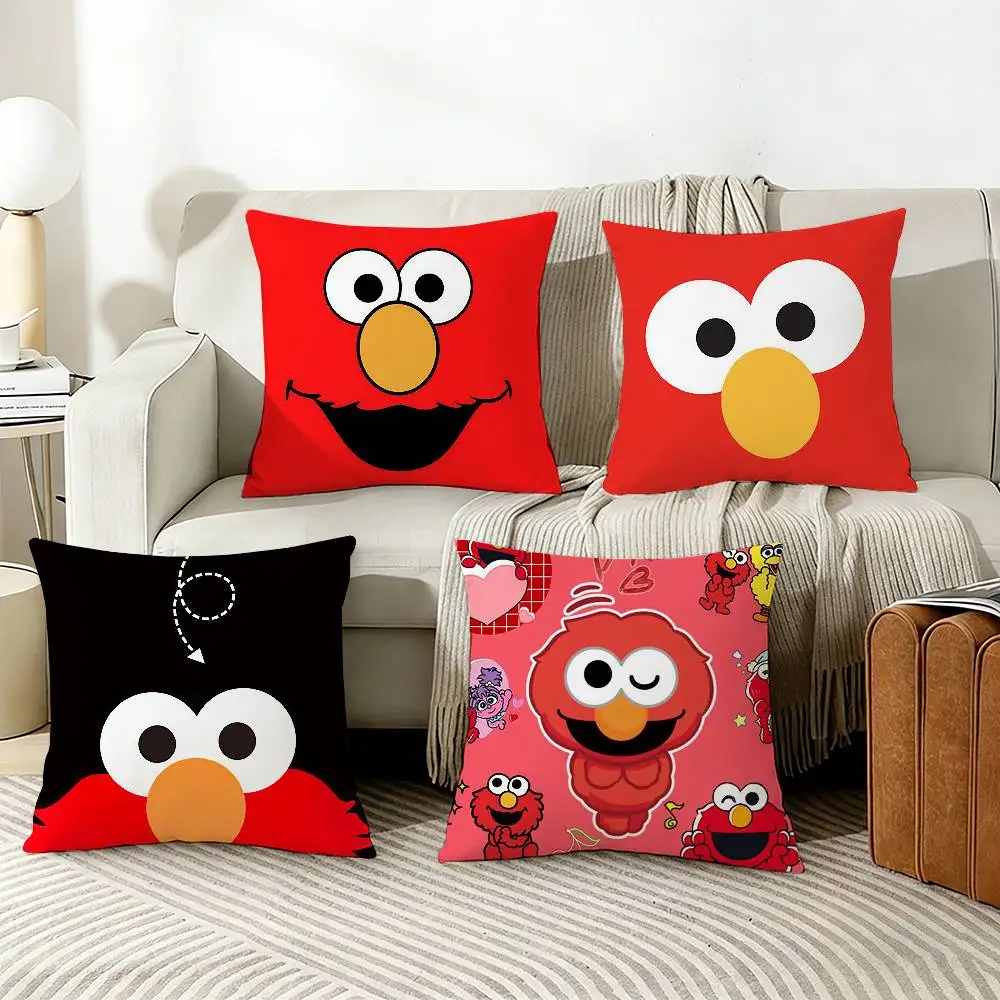 

E-ElmoS Red Pillow Cover Sofa Cushion Cover Home Room Decoration Children Gift